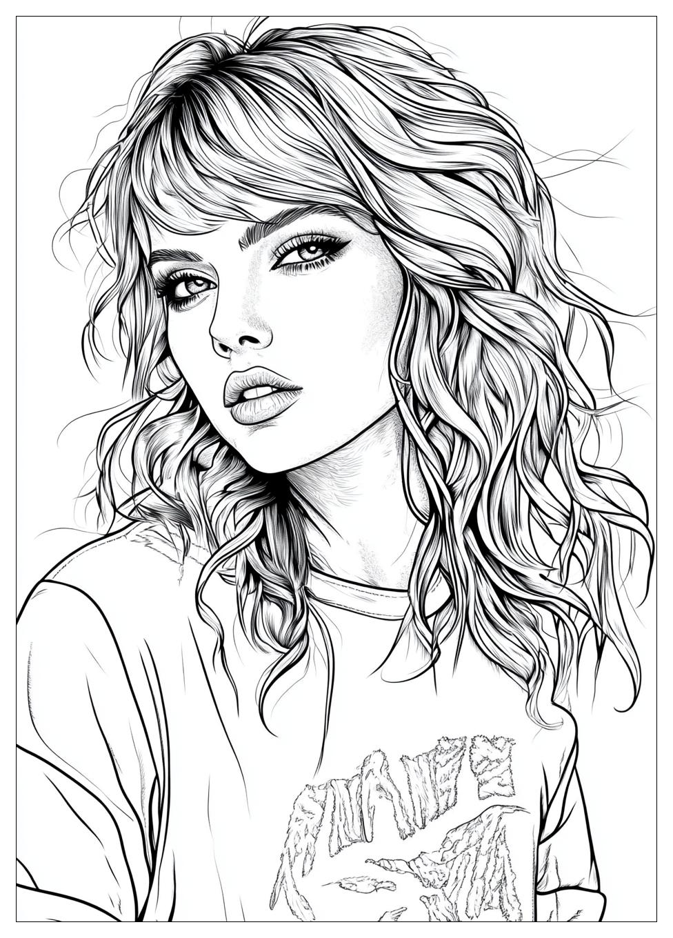 Taylor Swift Ausmalbilder 17
