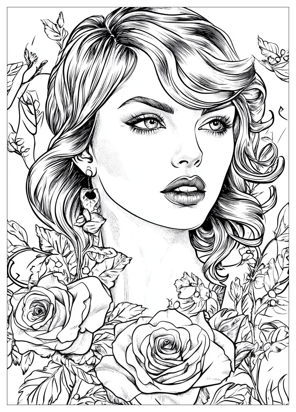 Taylor Swift Ausmalbilder 18