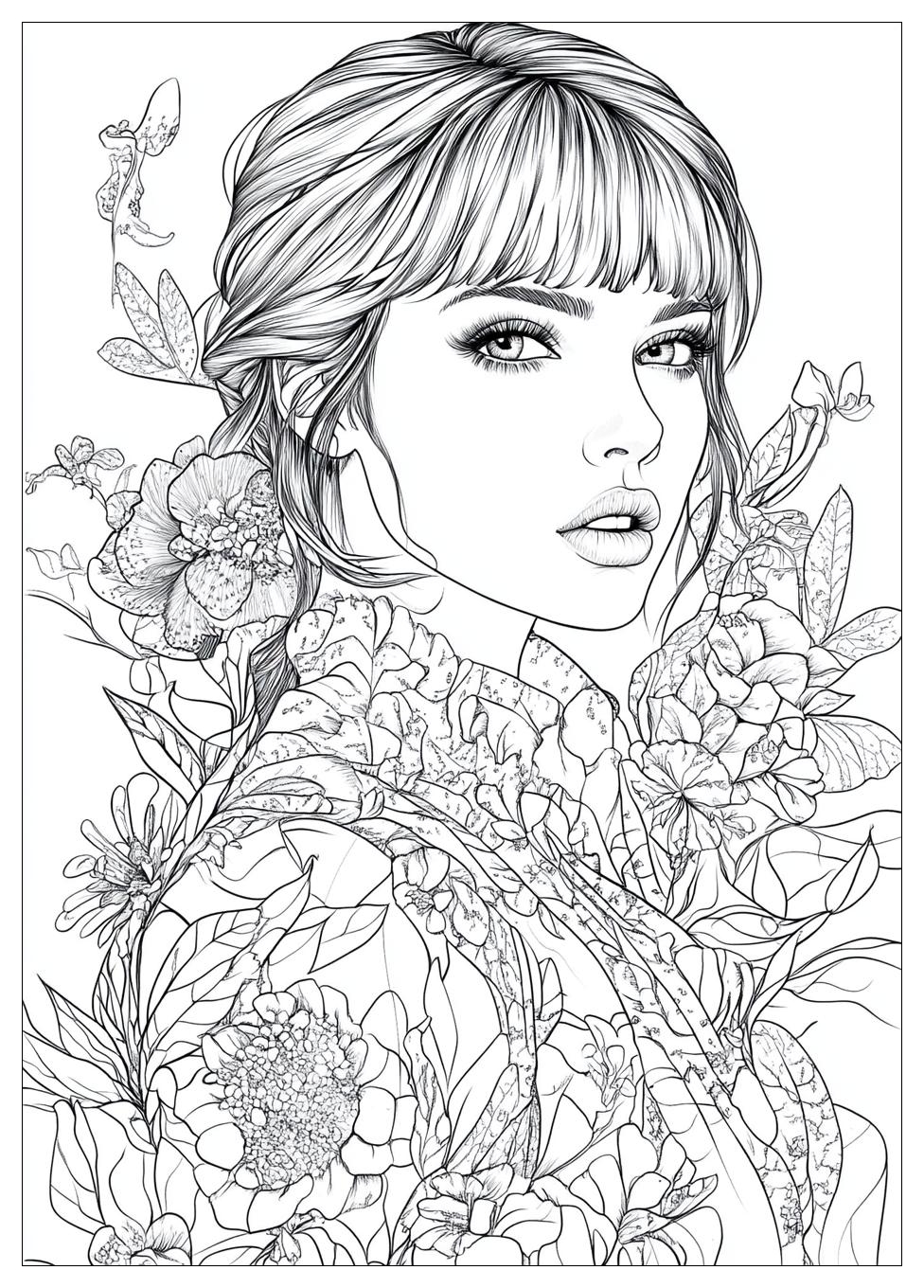 Taylor Swift Ausmalbilder 21