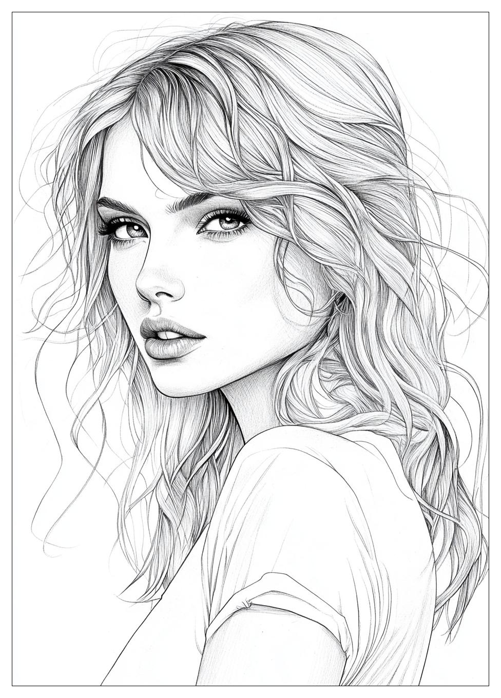 Taylor Swift Ausmalbilder 24