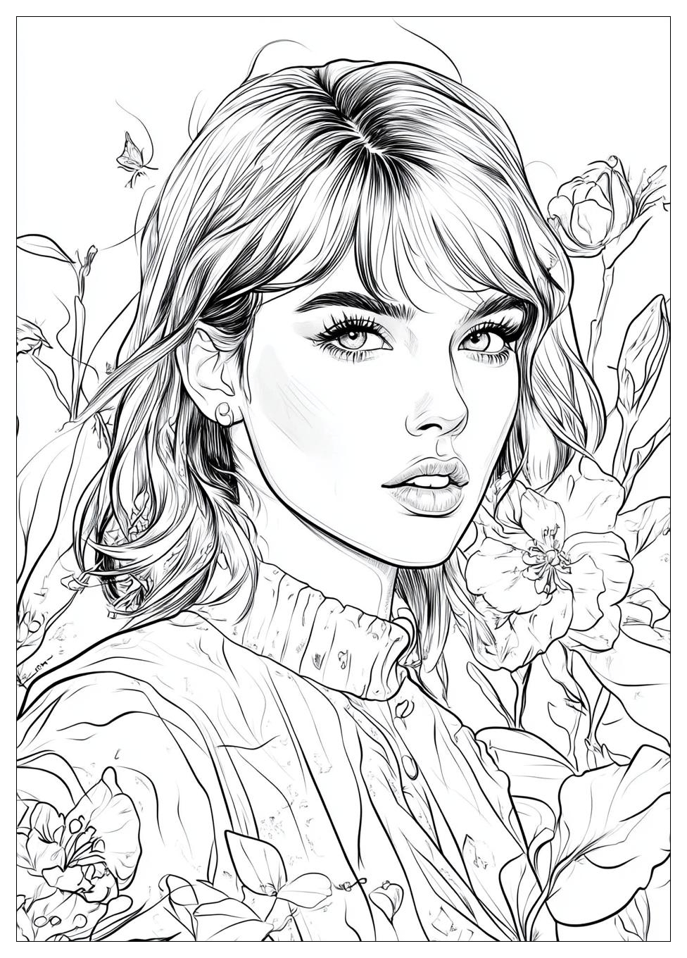 Taylor Swift Ausmalbilder 3