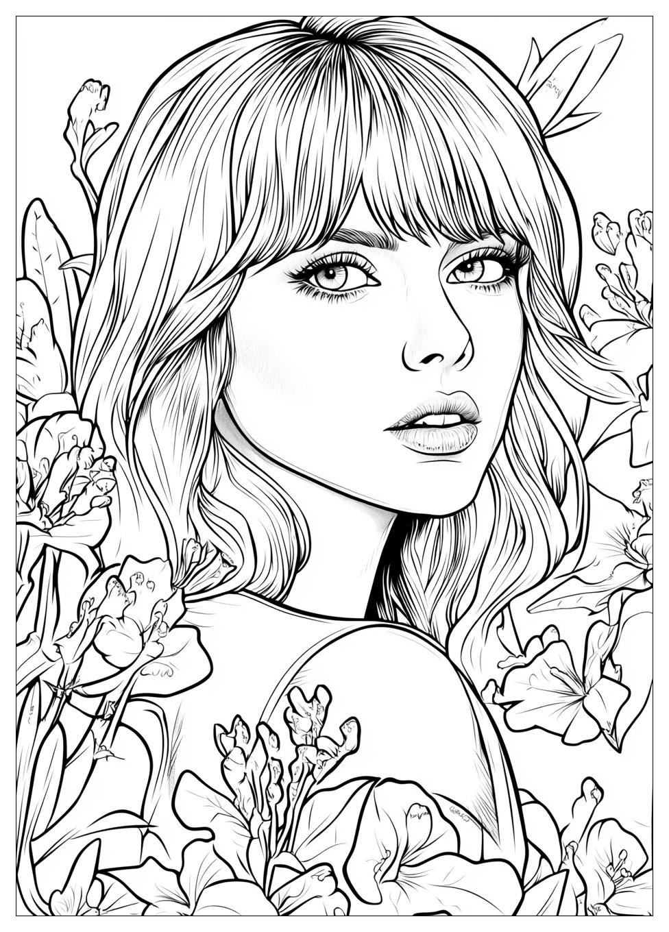 Taylor Swift Ausmalbilder 6