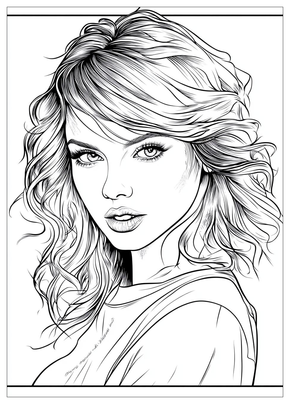 Taylor Swift Ausmalbilder 7