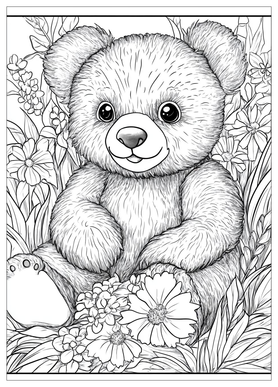 Teddy Ausmalbilder 12
