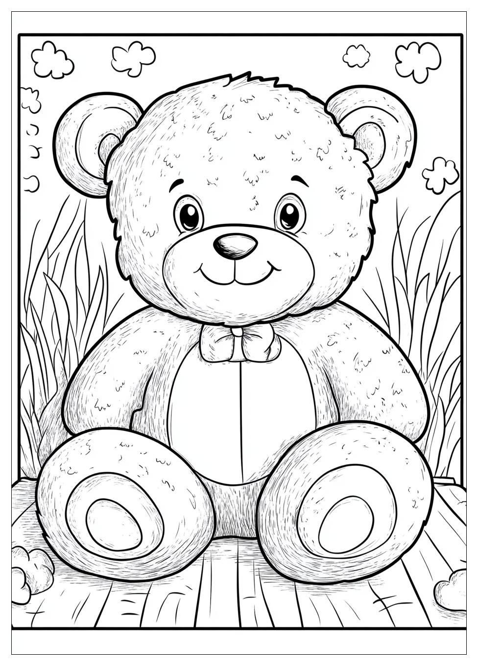 Teddy Ausmalbilder 2