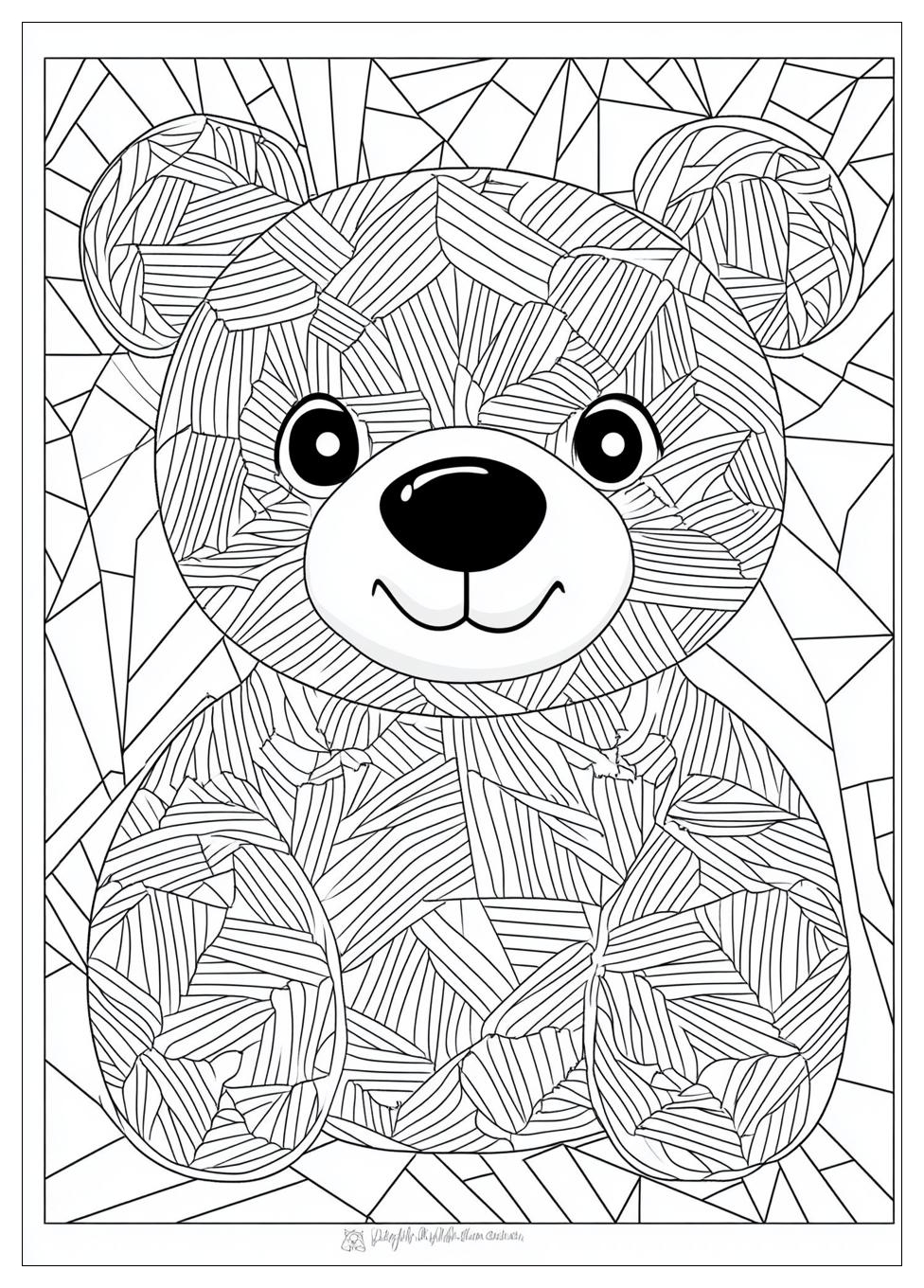 Teddy Ausmalbilder 5