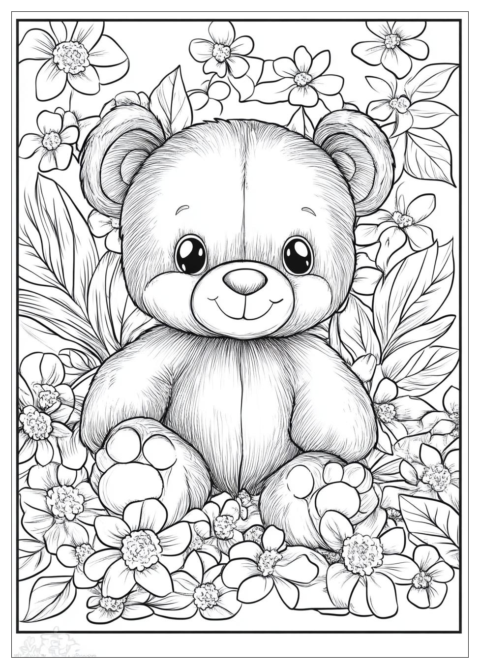 Teddy Ausmalbilder 7