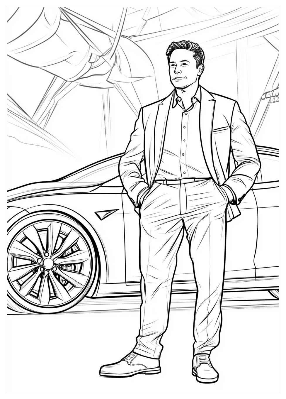 Tesla Ausmalbilder 14