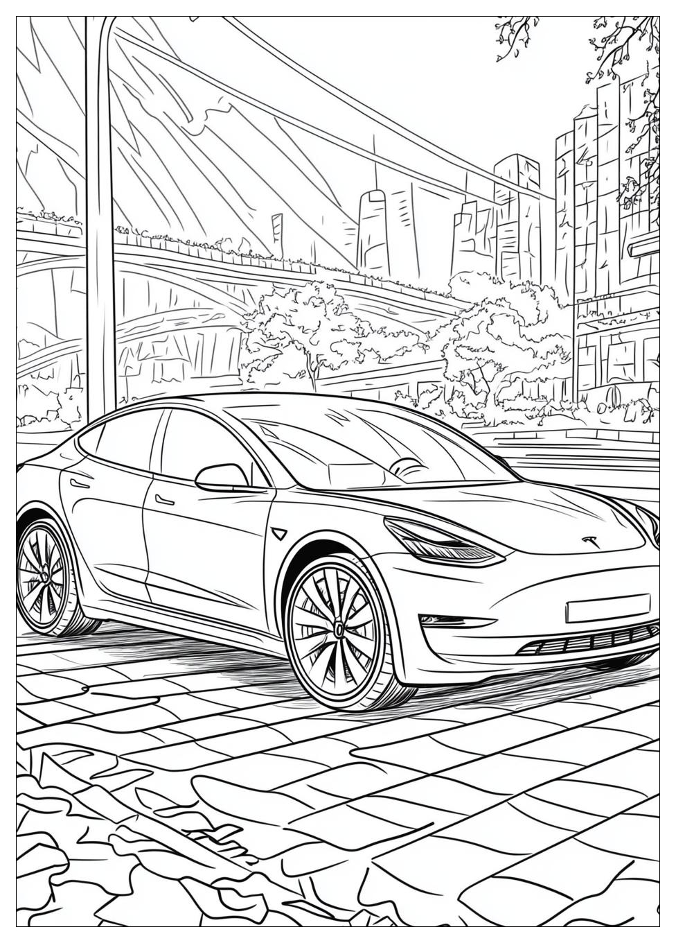 Tesla Ausmalbilder 15