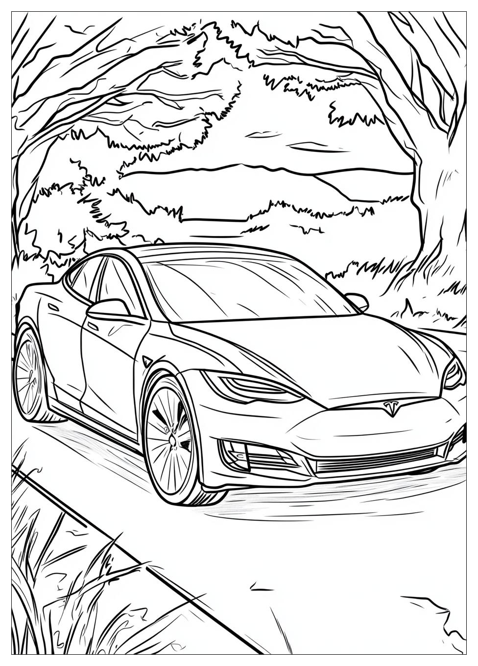 Tesla Ausmalbilder 17