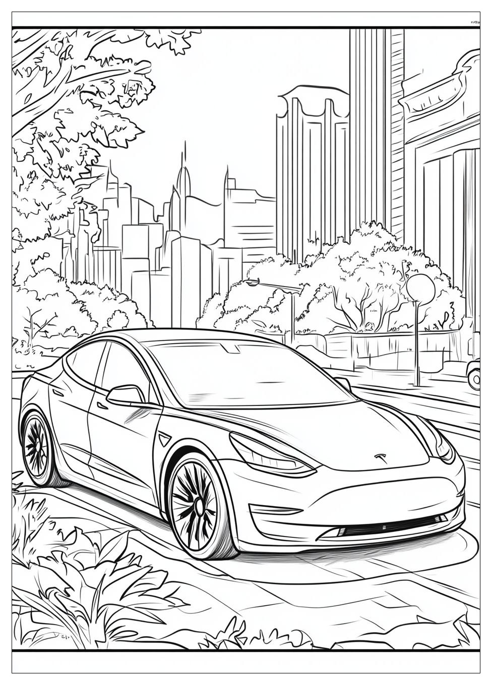 Tesla Ausmalbilder 20
