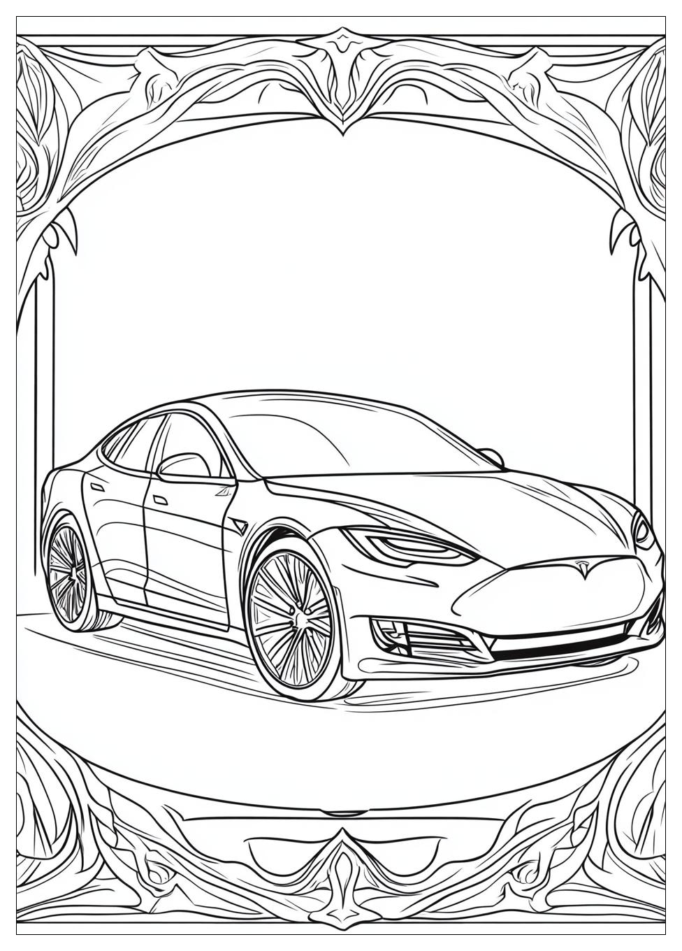 Tesla Ausmalbilder 21
