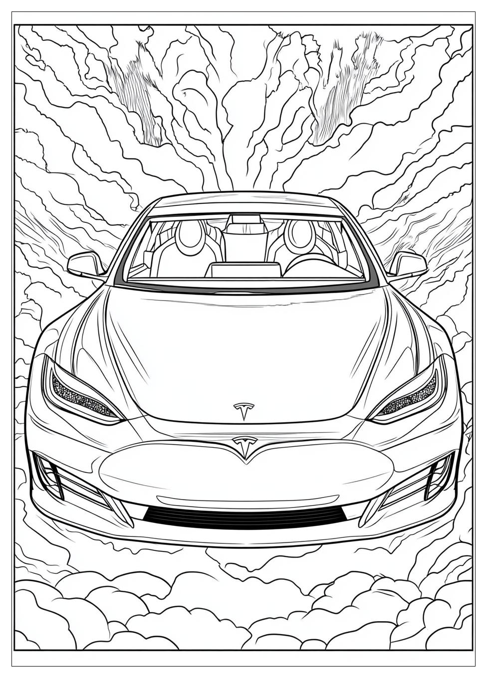 Tesla Ausmalbilder 24