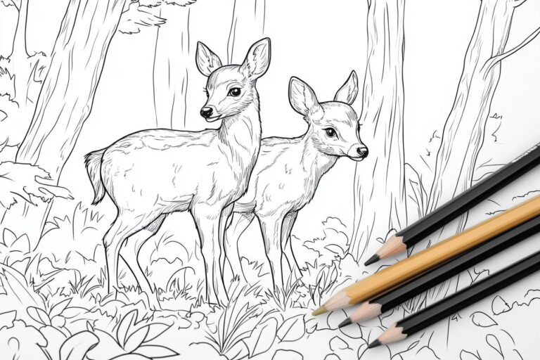 Tiere Im Wald Ausmalbilder : Malen und Entdecken im Wald