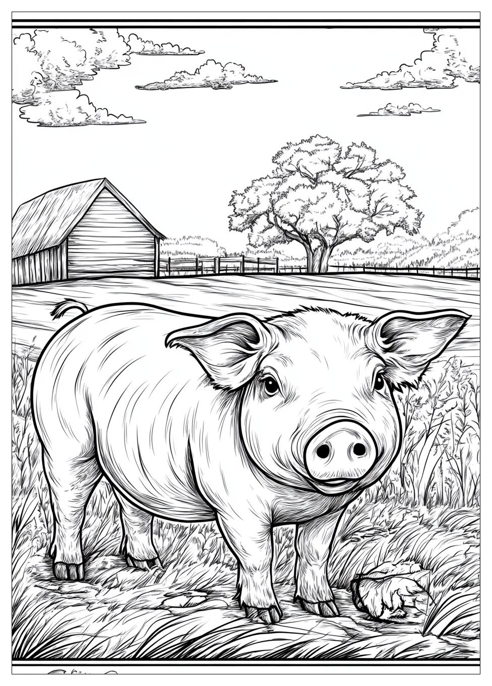 Tiere Bauernhof Ausmalbilder 16