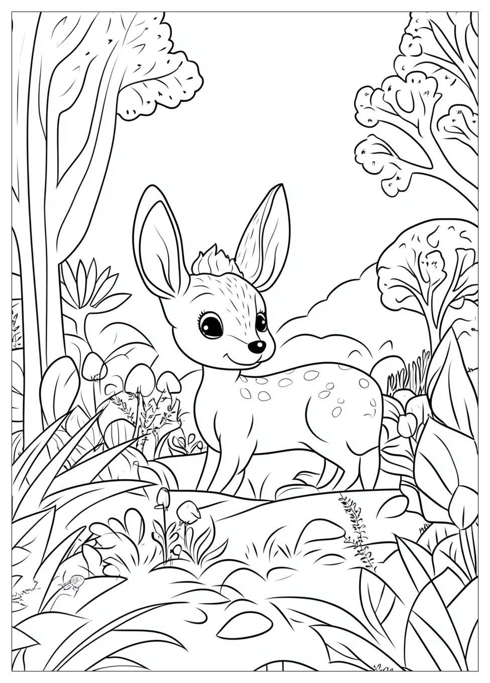 Tiere Des Waldes Ausmalbilder 1