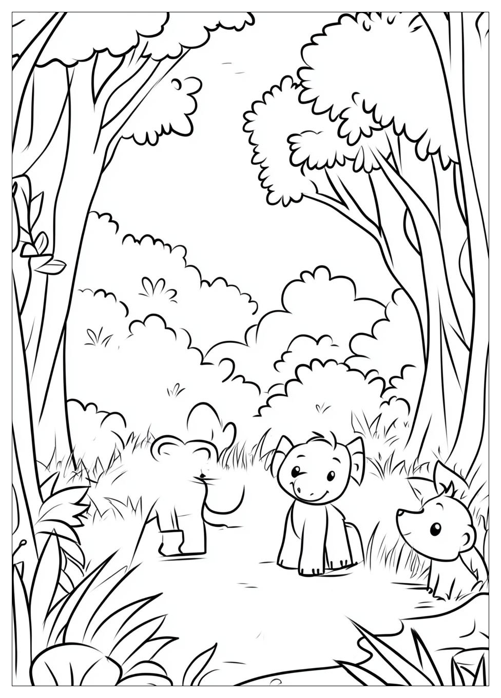 Tiere Im Wald Ausmalbilder 10
