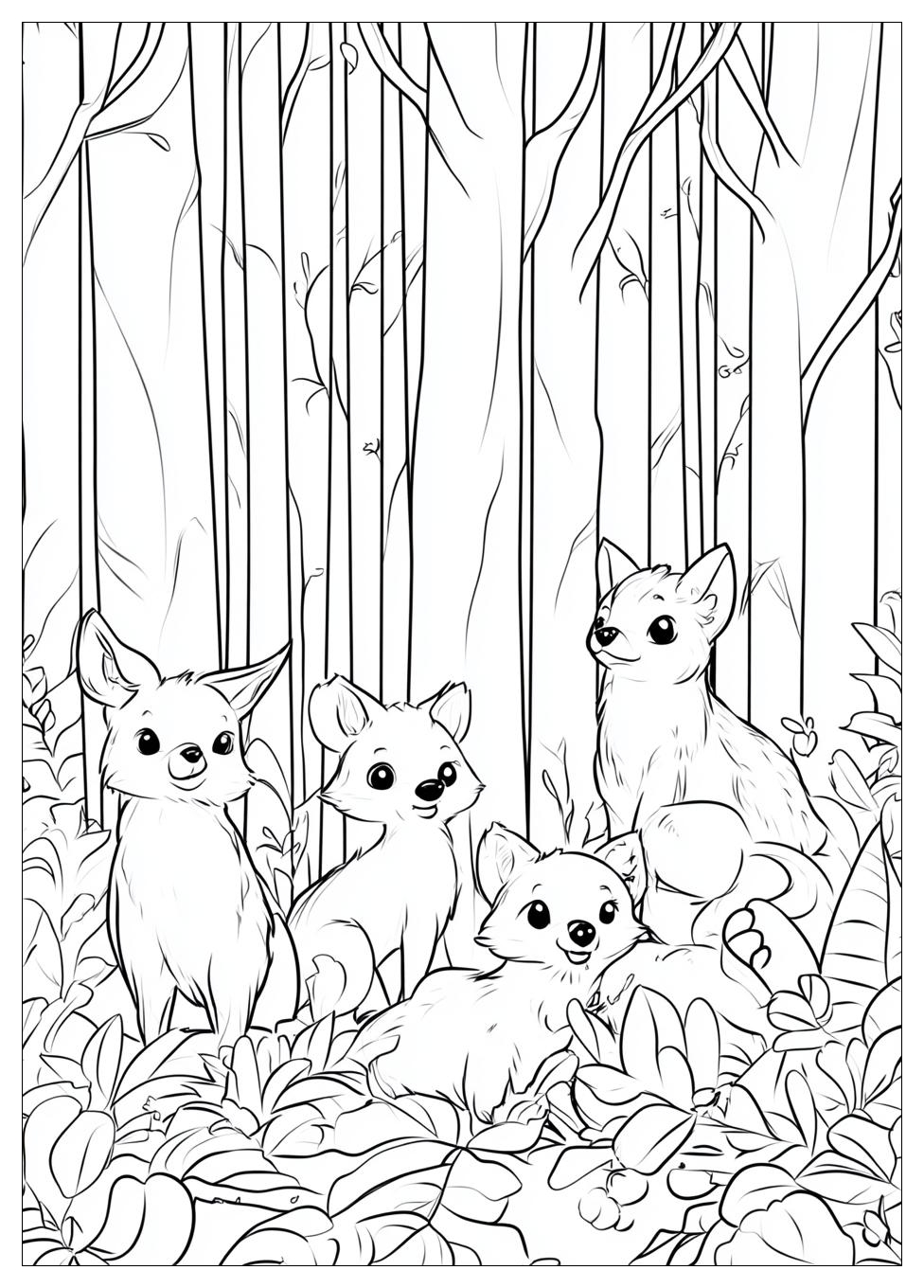 Tiere Im Wald Ausmalbilder 11