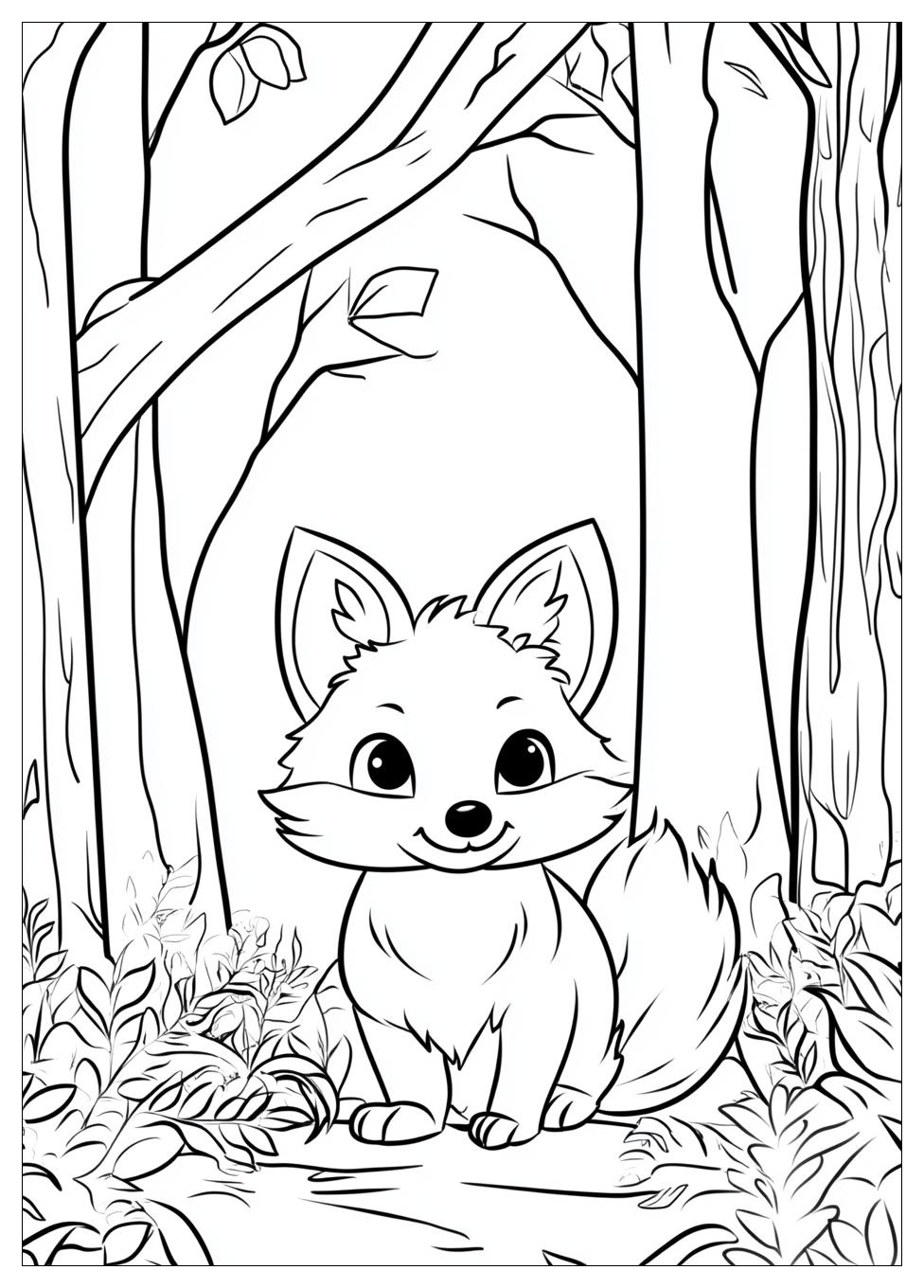 Tiere Im Wald Ausmalbilder 3