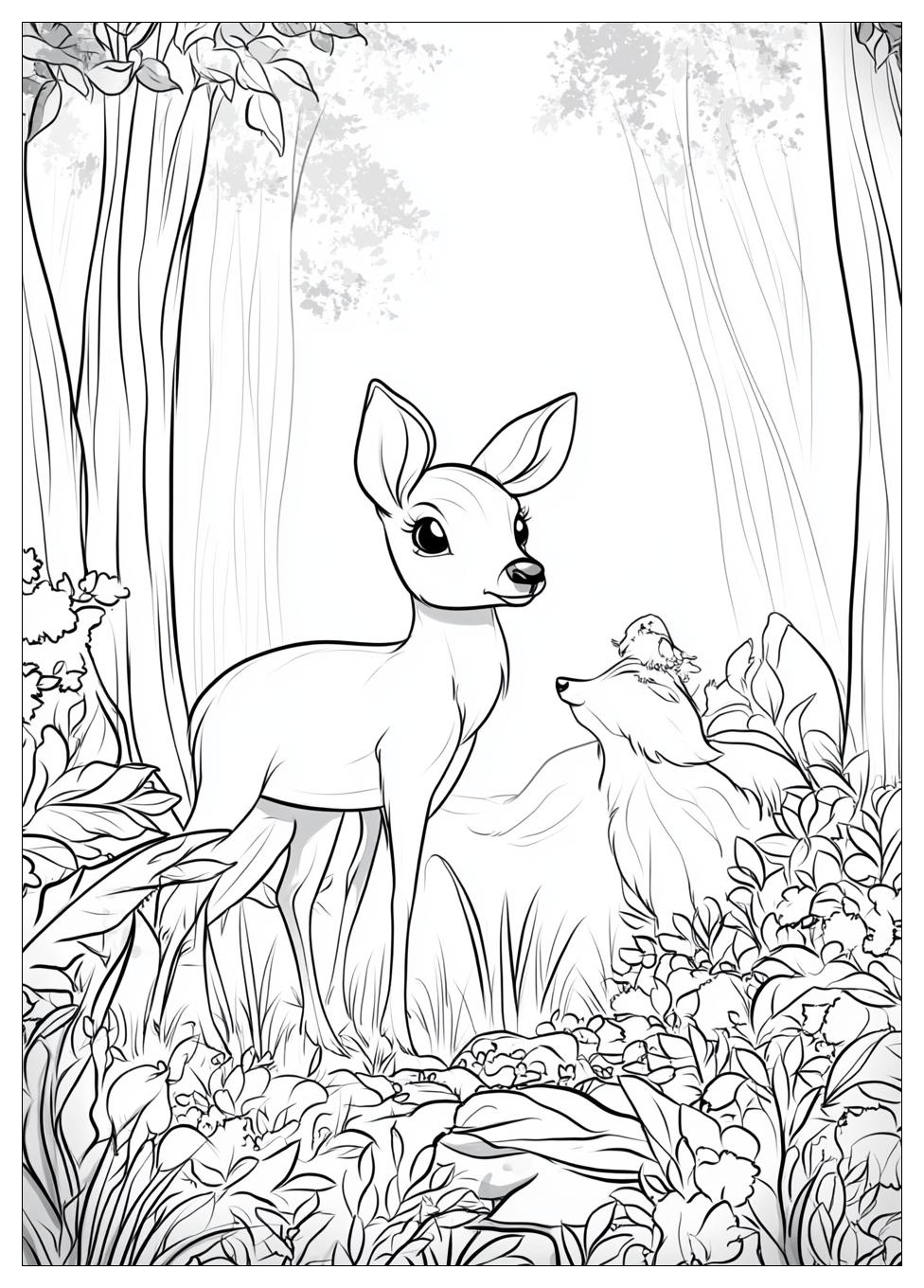 Tiere Im Wald Ausmalbilder 5
