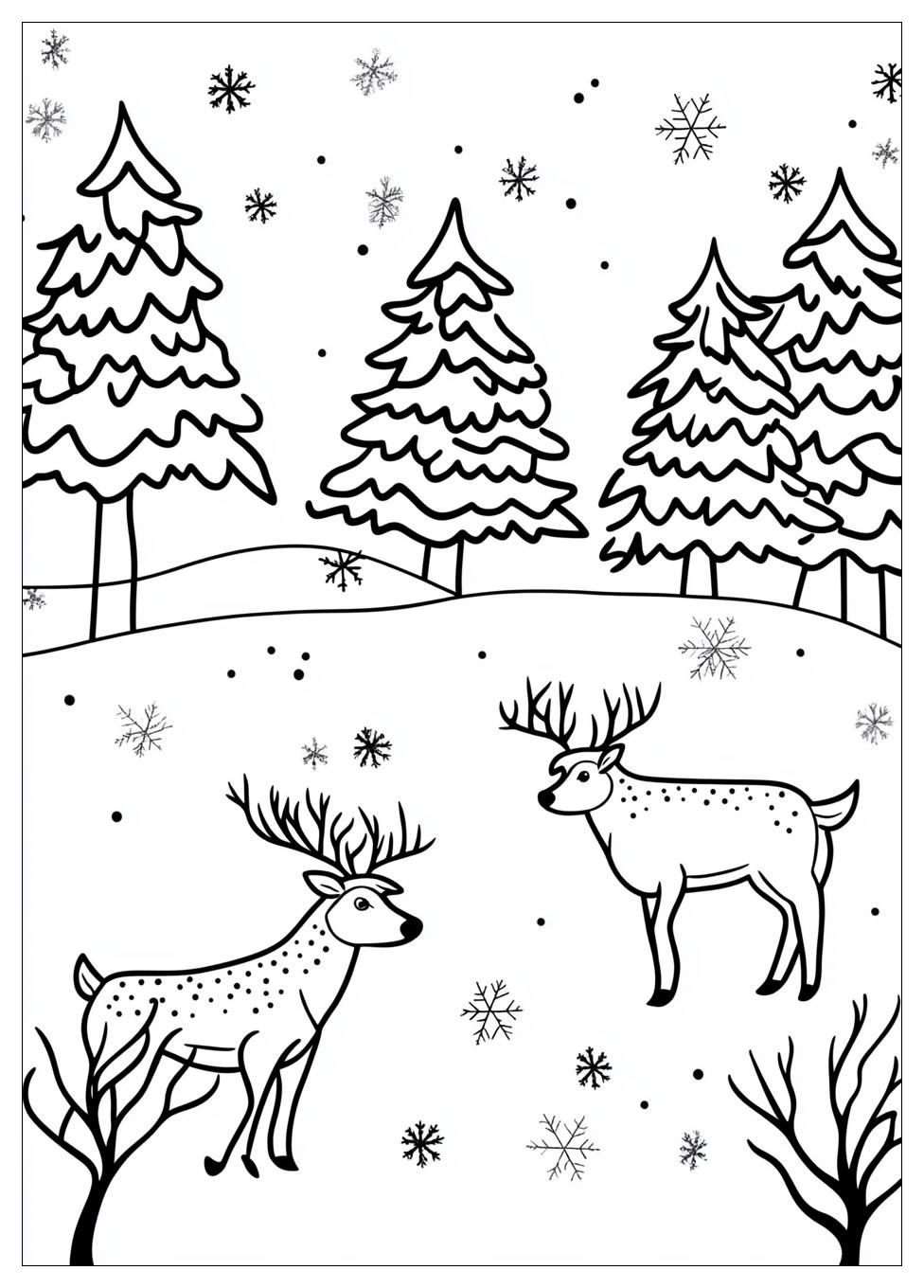 Tiere Im Winter Ausmalbilder 13