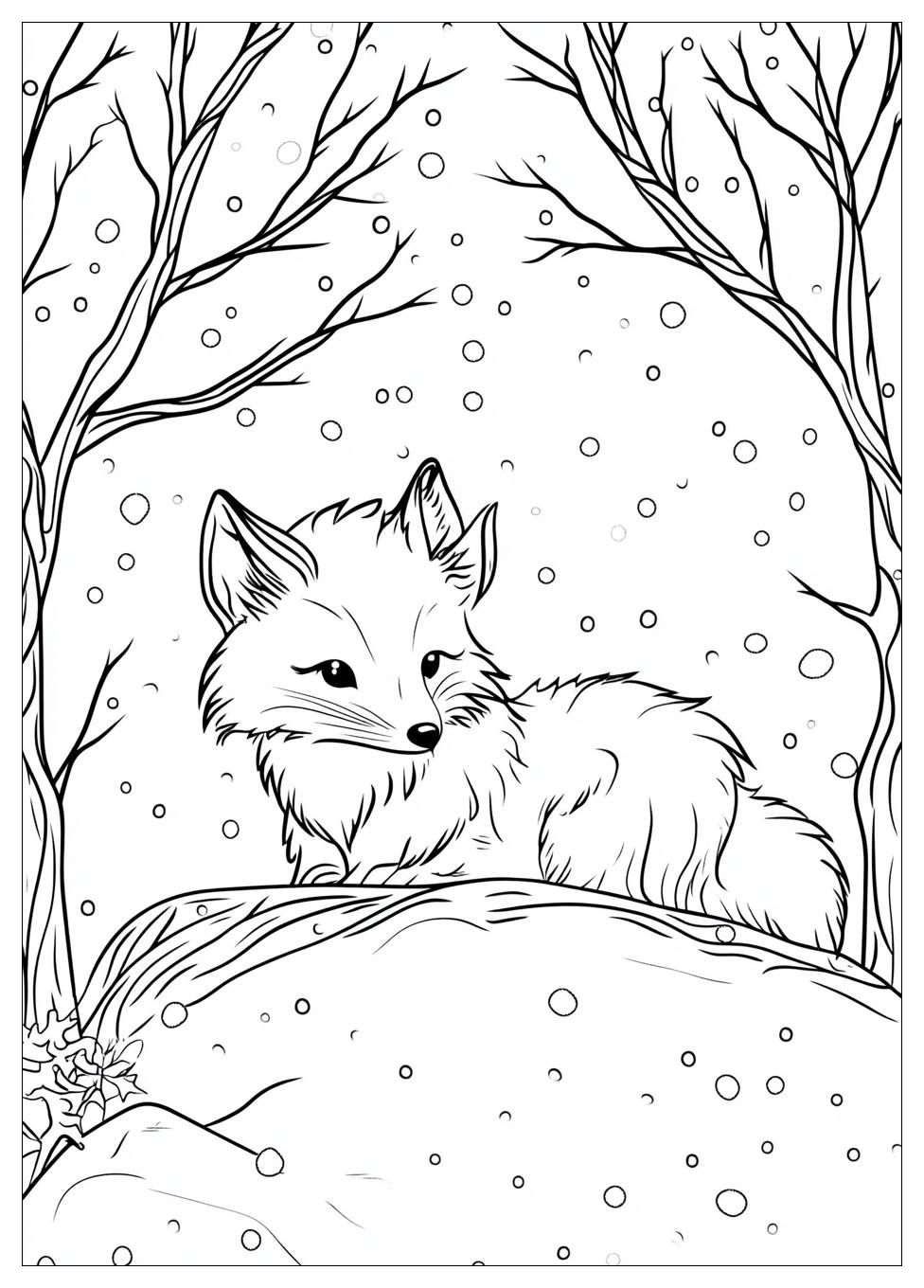 Tiere Im Winter Ausmalbilder 19