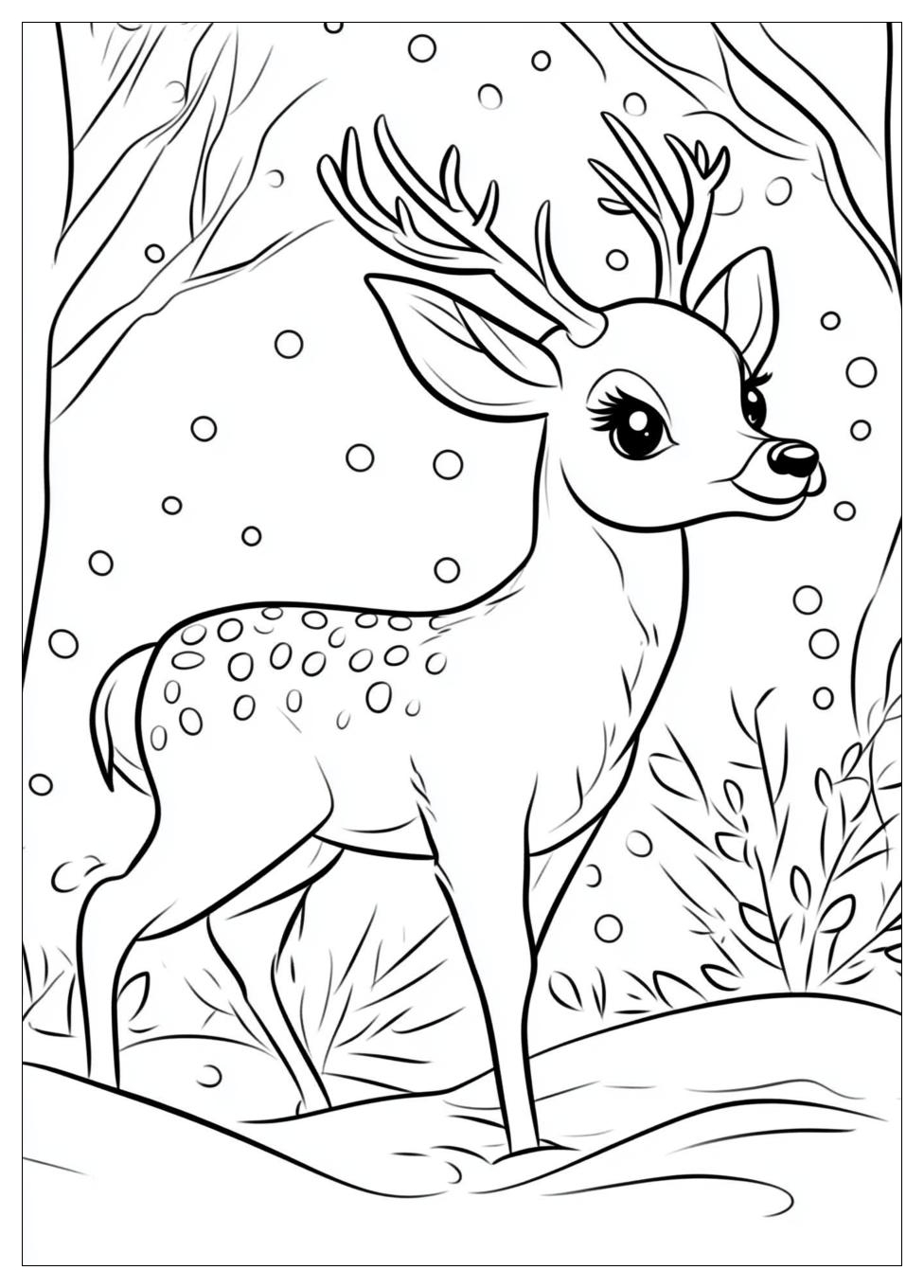 Tiere Im Winter Ausmalbilder 2