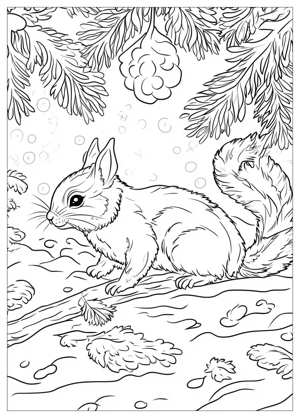 Tiere Im Winter Ausmalbilder 22
