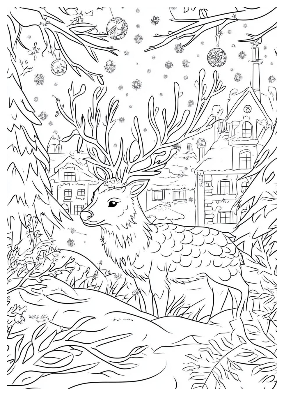 Tiere Im Winter Ausmalbilder 24