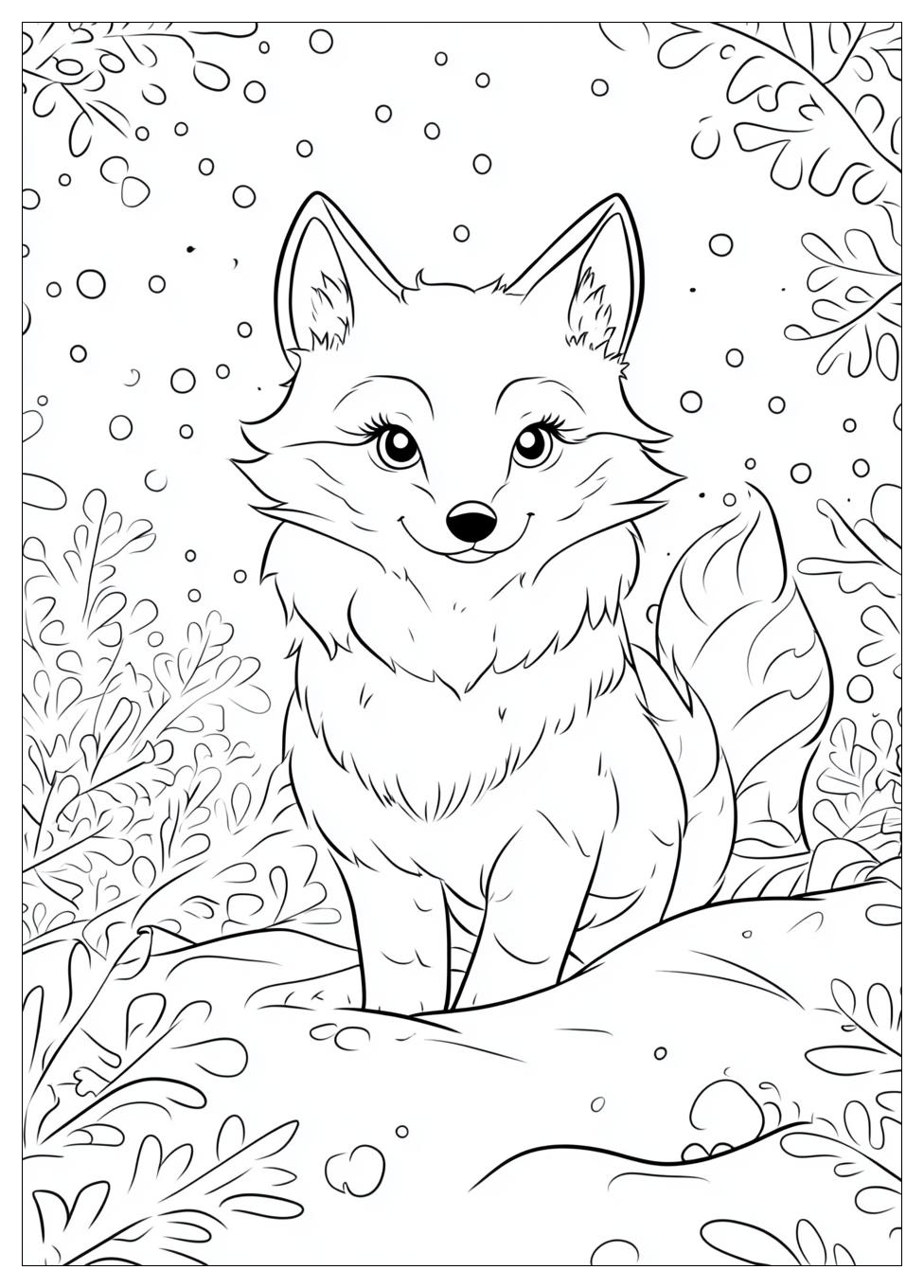 Tiere Im Winter Ausmalbilder 4