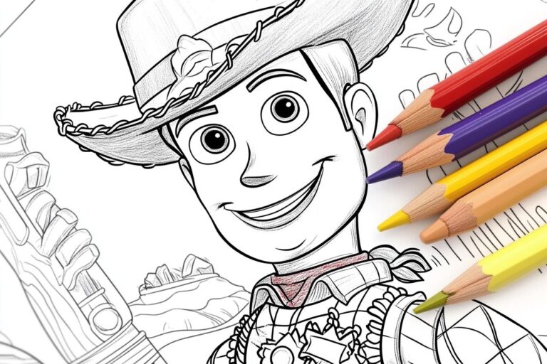 Toy Story Ausmalbilder : Kreative Malstunden mit Woody und Buzz