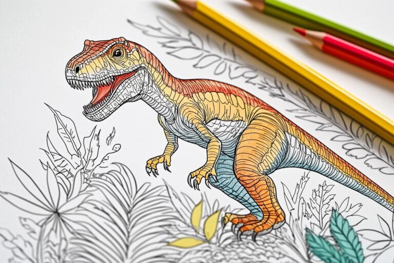 Trex Ausmalbilder : Tyrannosaurus Rex zum Ausmalen