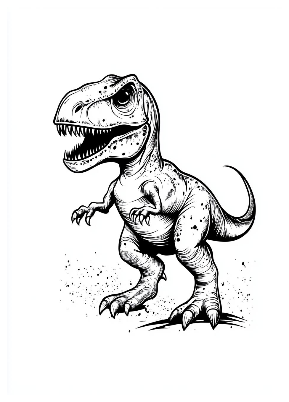 Trex Ausmalbilder 11