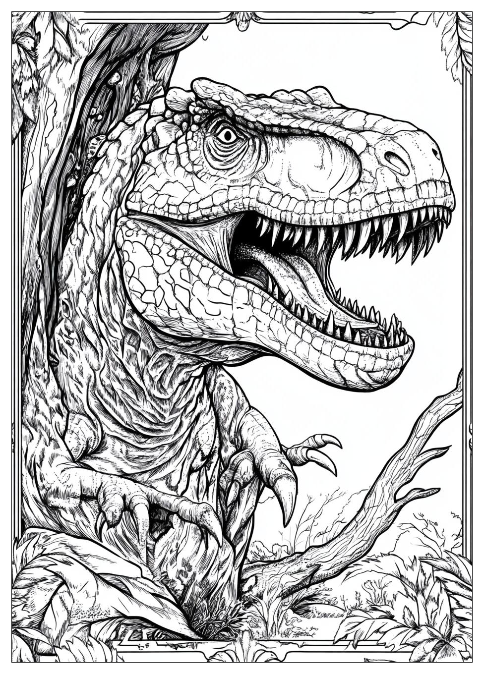 Trex Ausmalbilder 13
