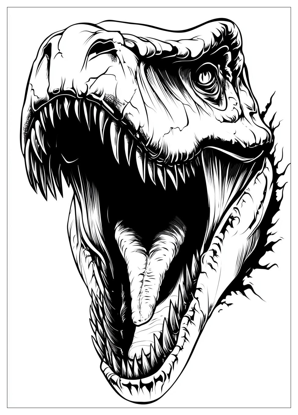 Trex Ausmalbilder 15
