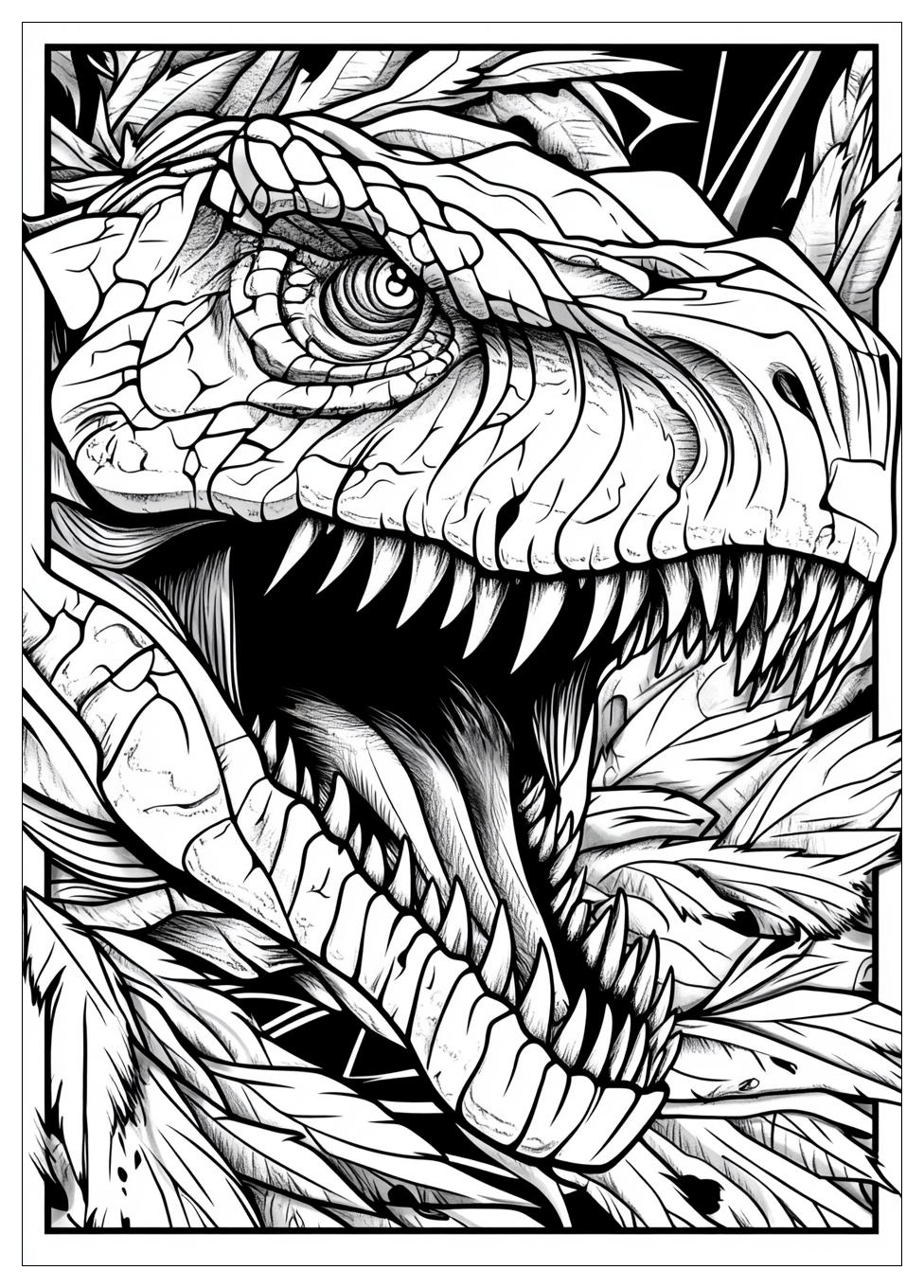 Trex Ausmalbilder 16
