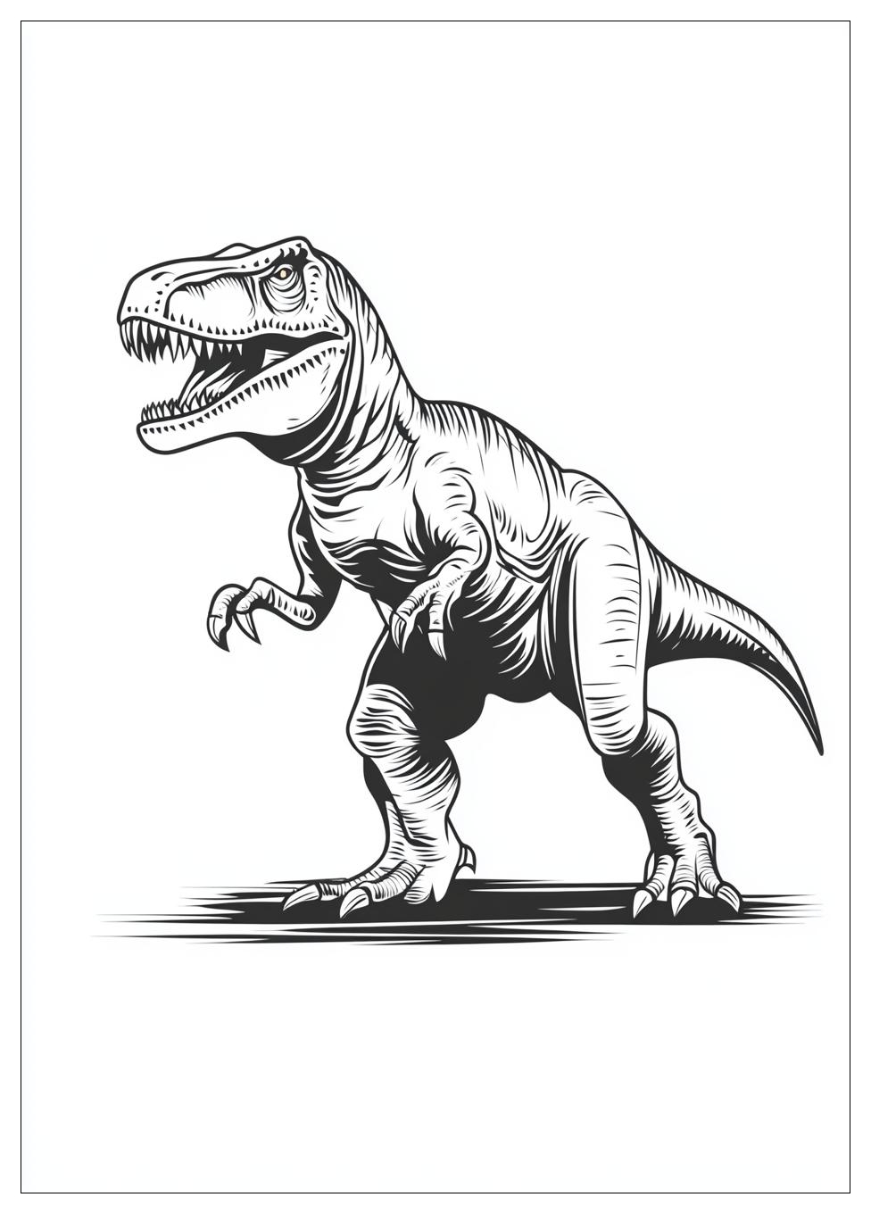 Trex Ausmalbilder 18