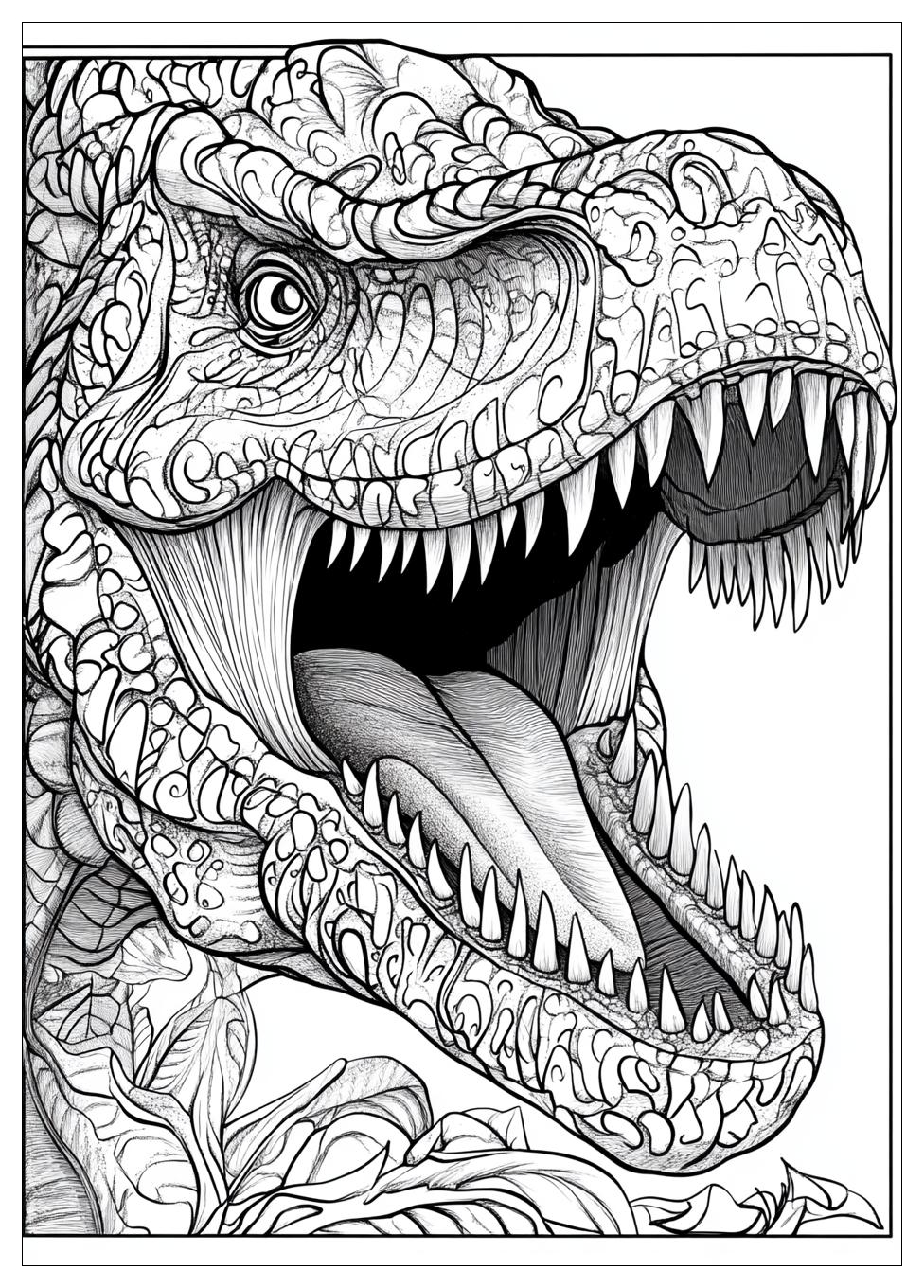 Trex Ausmalbilder 24