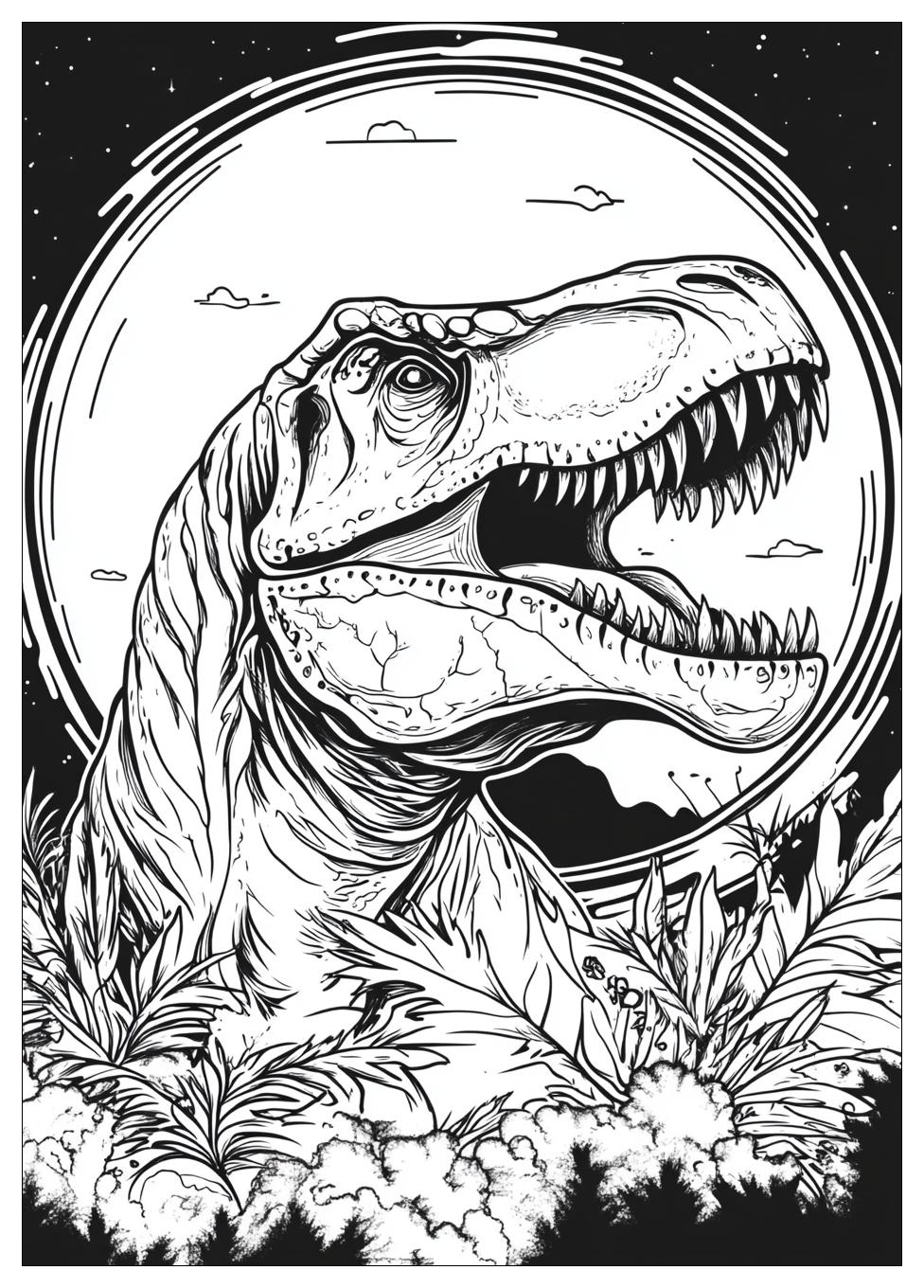Trex Ausmalbilder 3