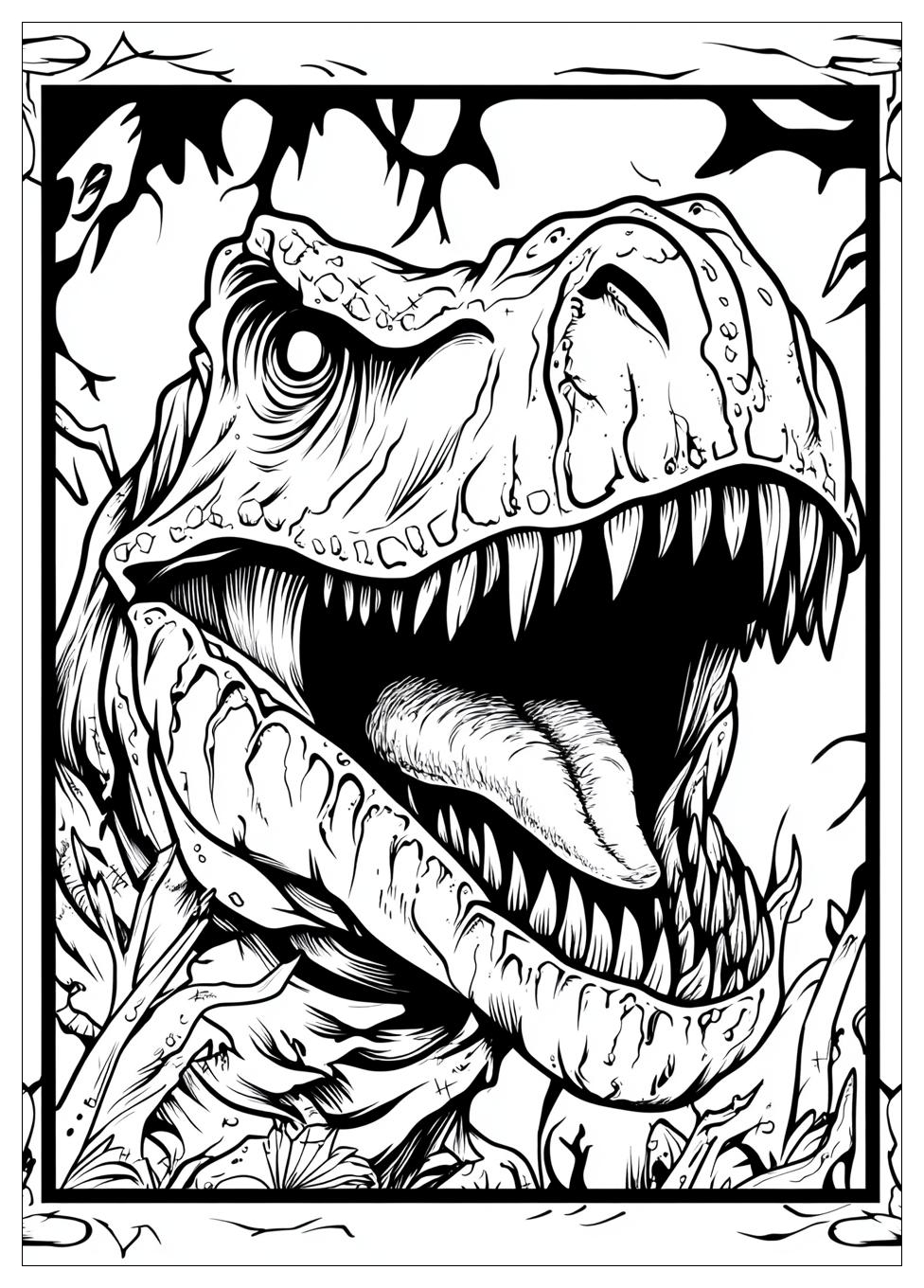 Trex Ausmalbilder 4
