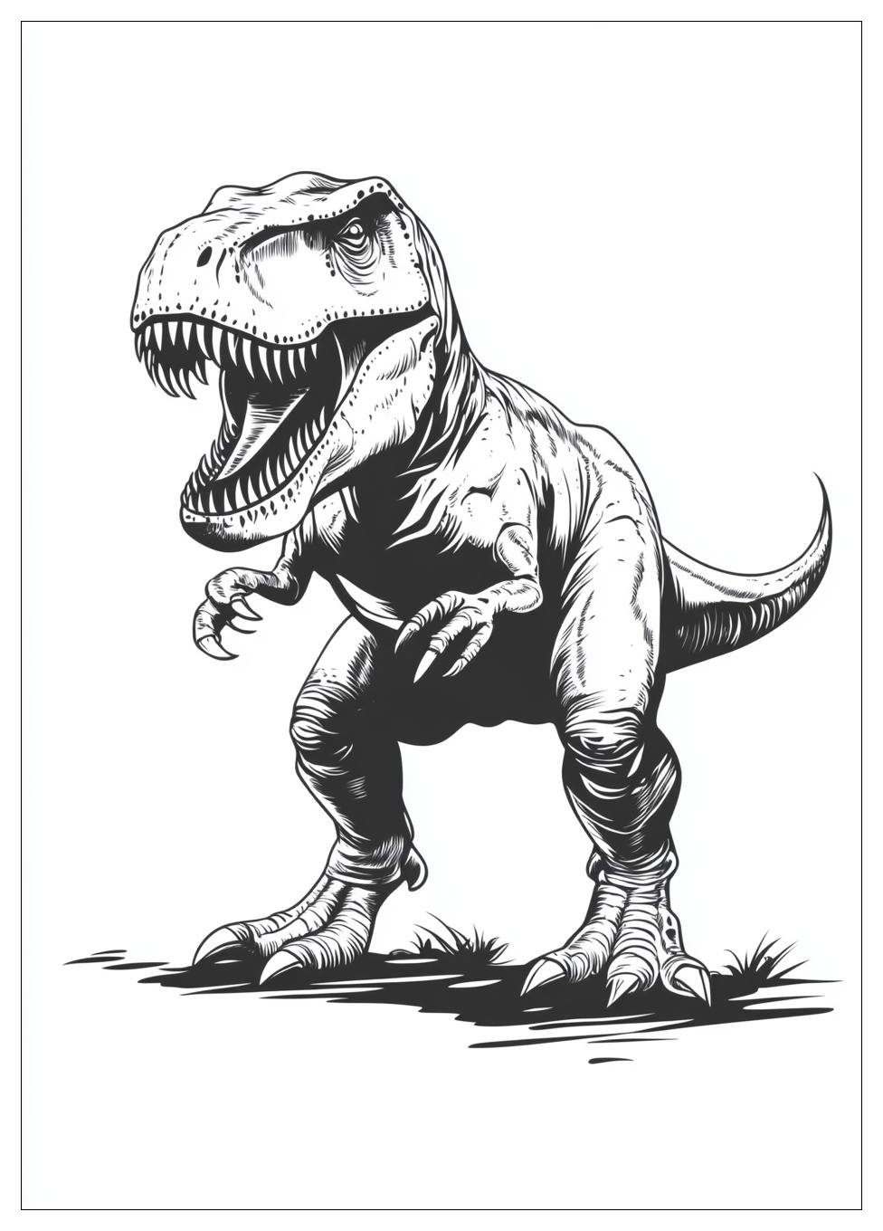 Trex Ausmalbilder 7