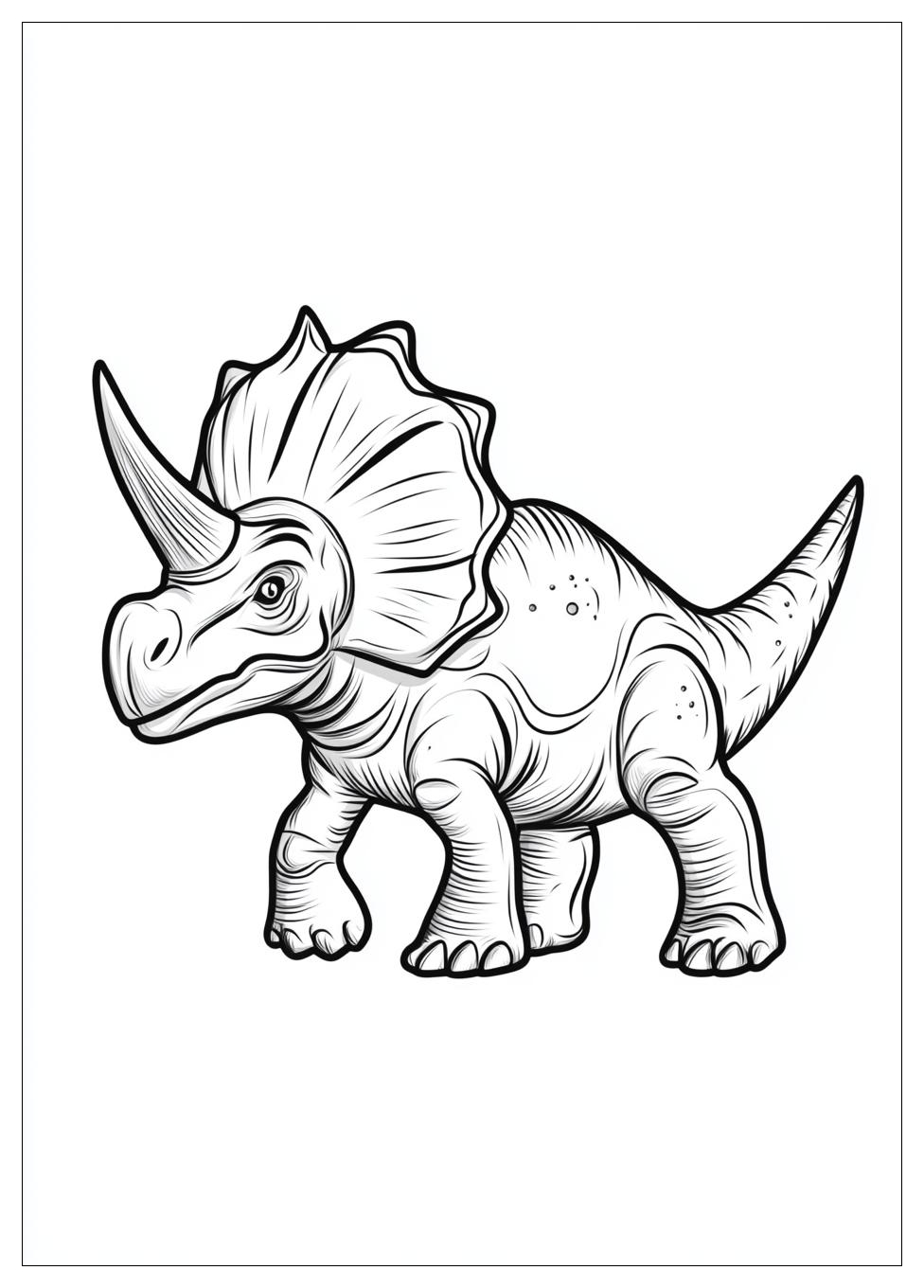 Triceratops Ausmalbilder 1