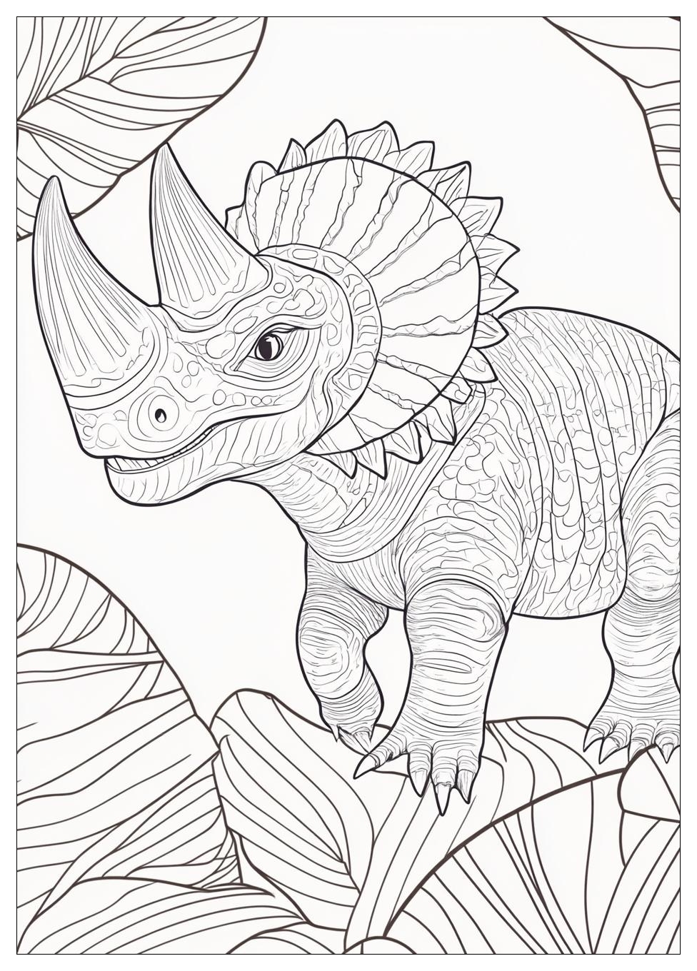 Triceratops Ausmalbilder 10