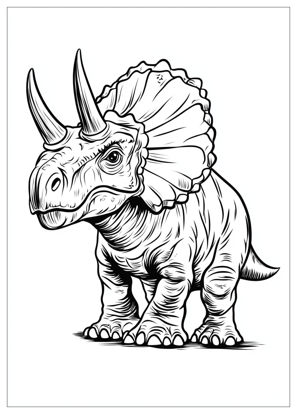 Triceratops Ausmalbilder 11