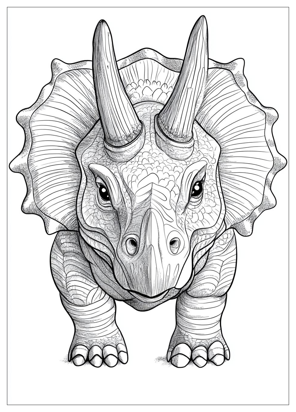 Triceratops Ausmalbilder 12
