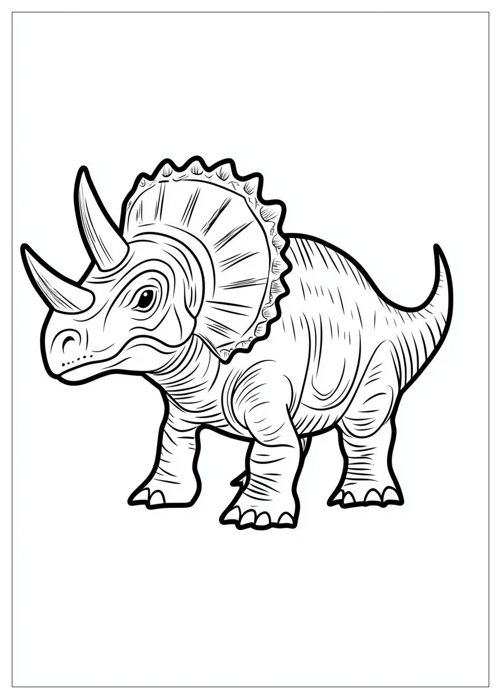 Triceratops Ausmalbilder 13