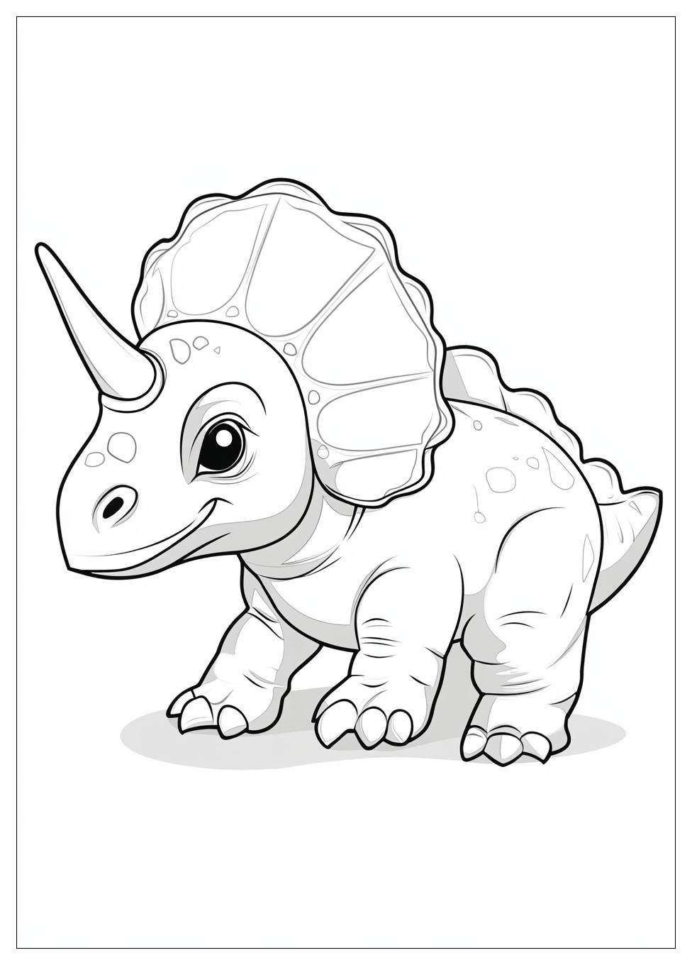 Triceratops Ausmalbilder 14