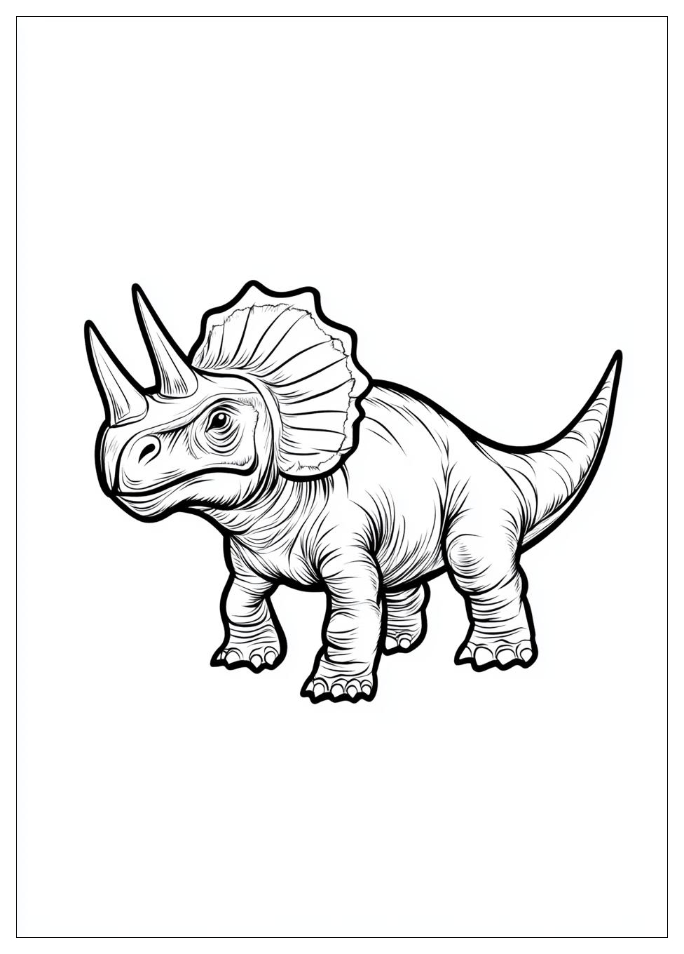 Triceratops Ausmalbilder 16