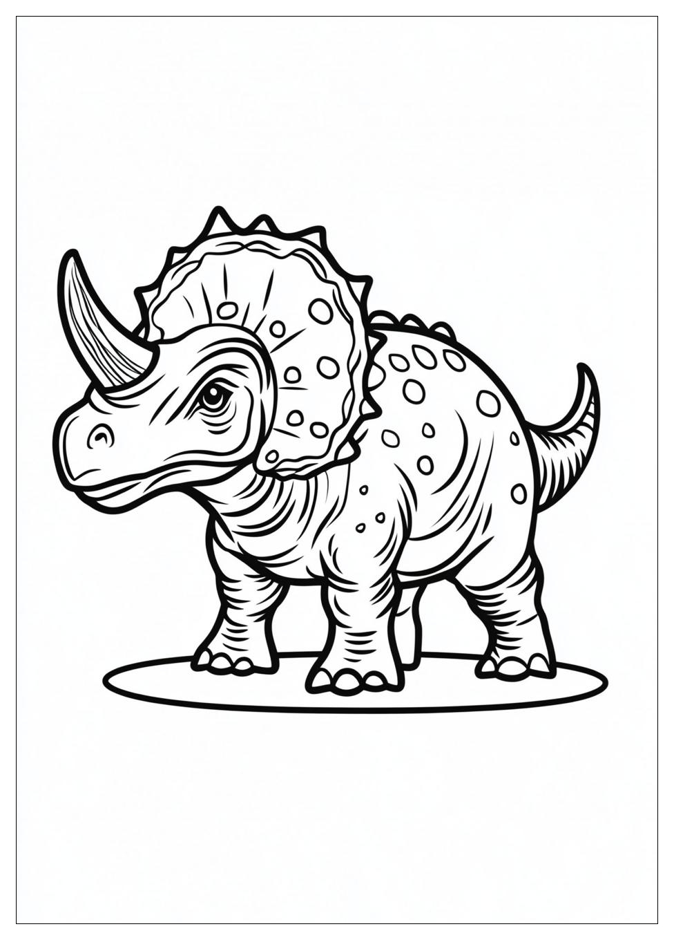 Triceratops Ausmalbilder 19