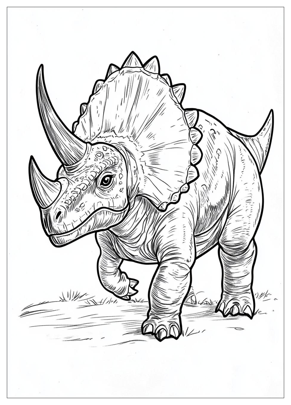 Triceratops Ausmalbilder 2